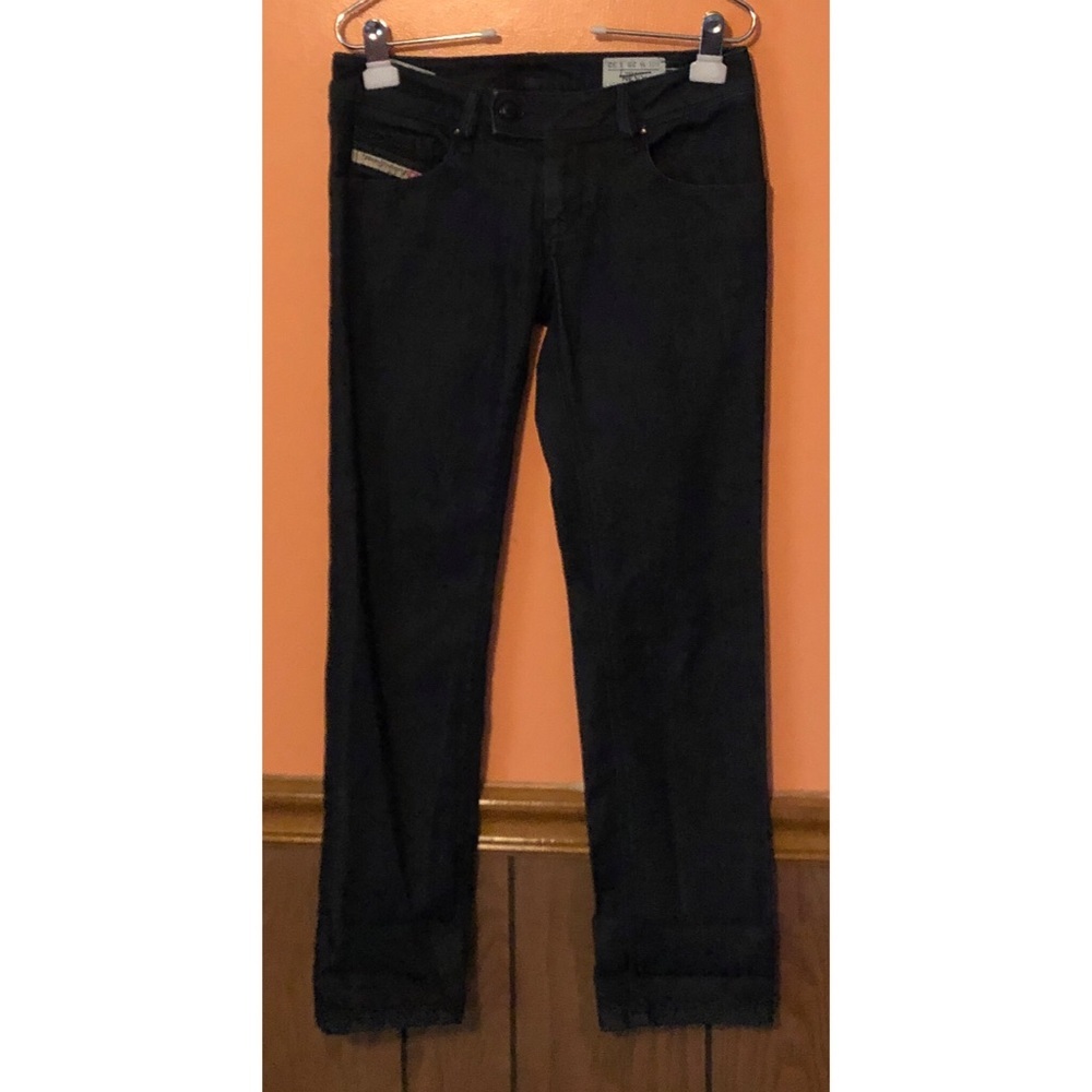 Dark Wash Nevy Stretch Ankle Jeans